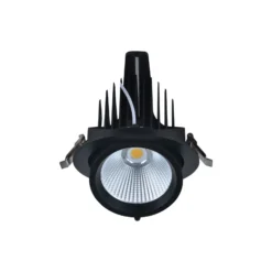 Noxion LED Spot Forza V2 Aluminium Svart 36W 4100lm 36D - 930-940-957 CCT | 160mm - Utskärning 145mm - Bästa Färgåtergivning