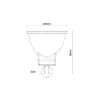 Noxion LED Spot GU4 MR11 4.5W 345lm 36D - 927 Extra Varm Vit | Bästa Färgåtergivning - Ersättare 35W