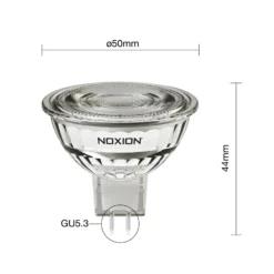 Noxion LED Spot GU5.3 MR16 6.1W 621lm 36D - 830 Varm Vit | Ersättare 50W