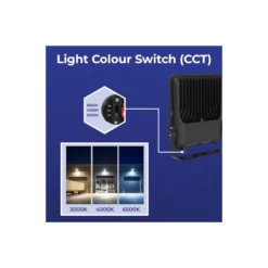 Noxion LED Strålkastare Beam V2.0 40-100W 5600-14000lm 90D - 830-840-865 CCT | IP66 - Symmetrisk