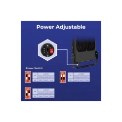 Noxion LED Strålkastare Beam V2.0 40W 5600lm 90D - 830-840-865 CCT | IP66 - Asymmetrisk
