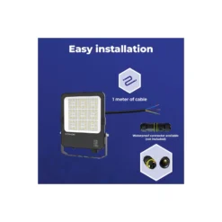 Noxion LED Strålkastare Beam V2.0 40W 5600lm 90D - 830-840-865 CCT | IP66 - Symmetrisk