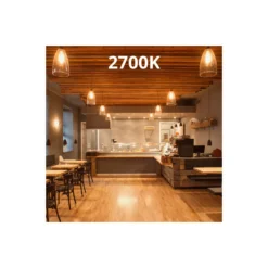 Noxion Lucent Filament LED E27 Päron Klar 7W 806lm - 827 Extra Varm Vit | Ersättare 60W