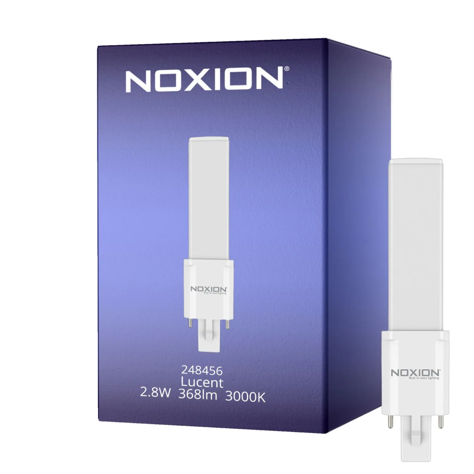 Noxion Lucent PL-S LED 2.8W - 830 Varm Vit | 2-Stift - Ersättare 5W