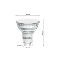 Noxion PerfectColor LED Spot GU10 PAR16 6.7W 650lm 120D - 940 Kallvit | Bästa Färgåtergivning - Dimbar - Ersättare 50W
