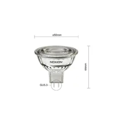 Noxion PerfectColor LED Spot GU5.3 MR16 7.5W 621lm 60D - 940 Kallvit | Bästa Färgåtergivning - Dimbar - Ersättare 50W