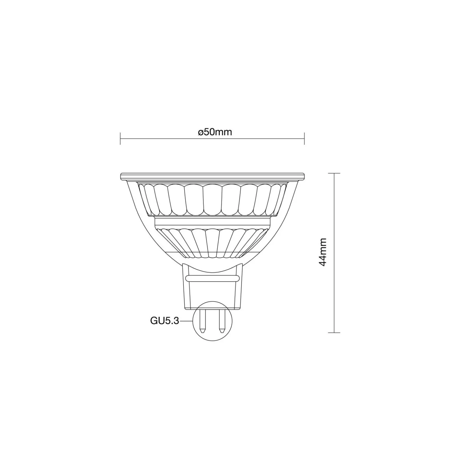Noxion PerfectColor LED Spot GU5.3 MR16 4.5W 345lm 60D - 930 Varm Vit | Bästa Färgåtergivning - Dimbar - Ersättare 35W