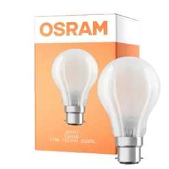 Osram Classic LED B22d Päron Filament Matt 11W 1521lm - 865 Dagsljus | Dimbar - Ersättare 100W