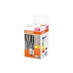 Osram Classic LED E27 Päron Filament Klar 2.5W 250lm - 827 Extra Varm Vit | Ersättare 25W