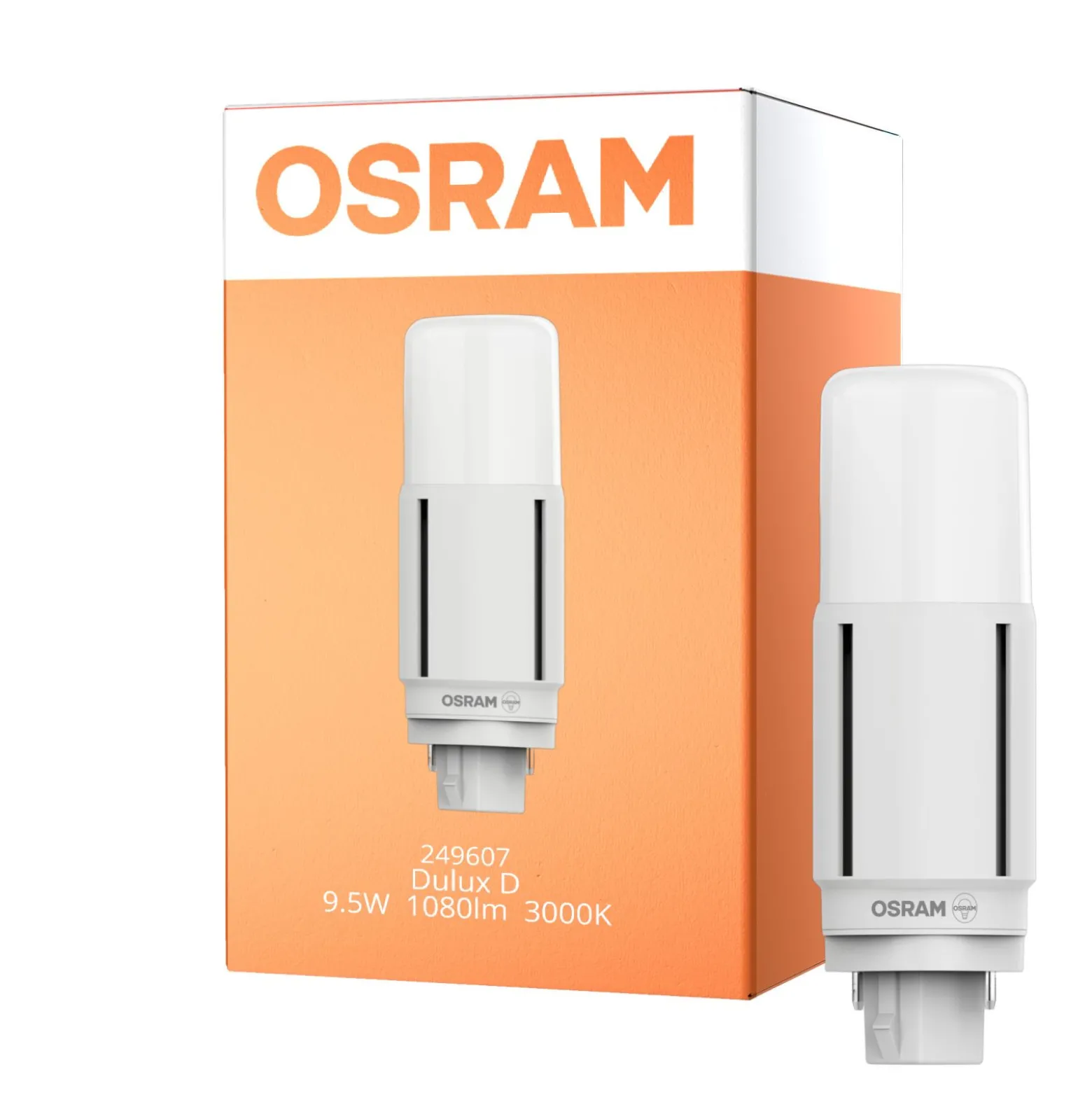 Osram Dulux-D LED 9.5W 1080lm - 830 Varm Vit | 2-Stift - Ersättare 26W