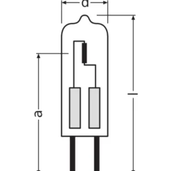 Osram Halogen G4 Capsule Halostar Starlite 20 W