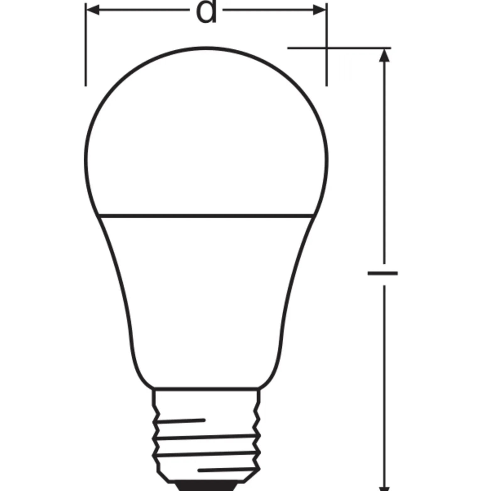 Osram LED Star Classic E27 Päron Matt 6.5W 600lm - 827 Extra Varm Vit | Ersättare 45W