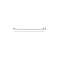 Osram Lumilux T5 6W - 840 Kallvit| 21cm