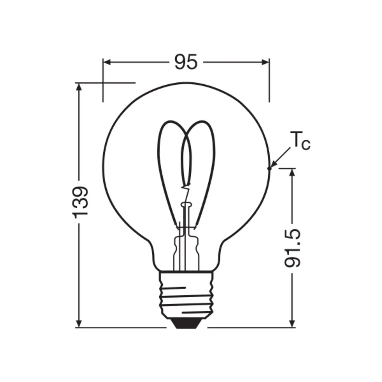 Osram Vintage 1906 LED E27 Globe Filament Guld 8W 806lm - 922 Extra Varm Vit | Bästa Färgåtergivning - Dimbar - Ersättare 60W