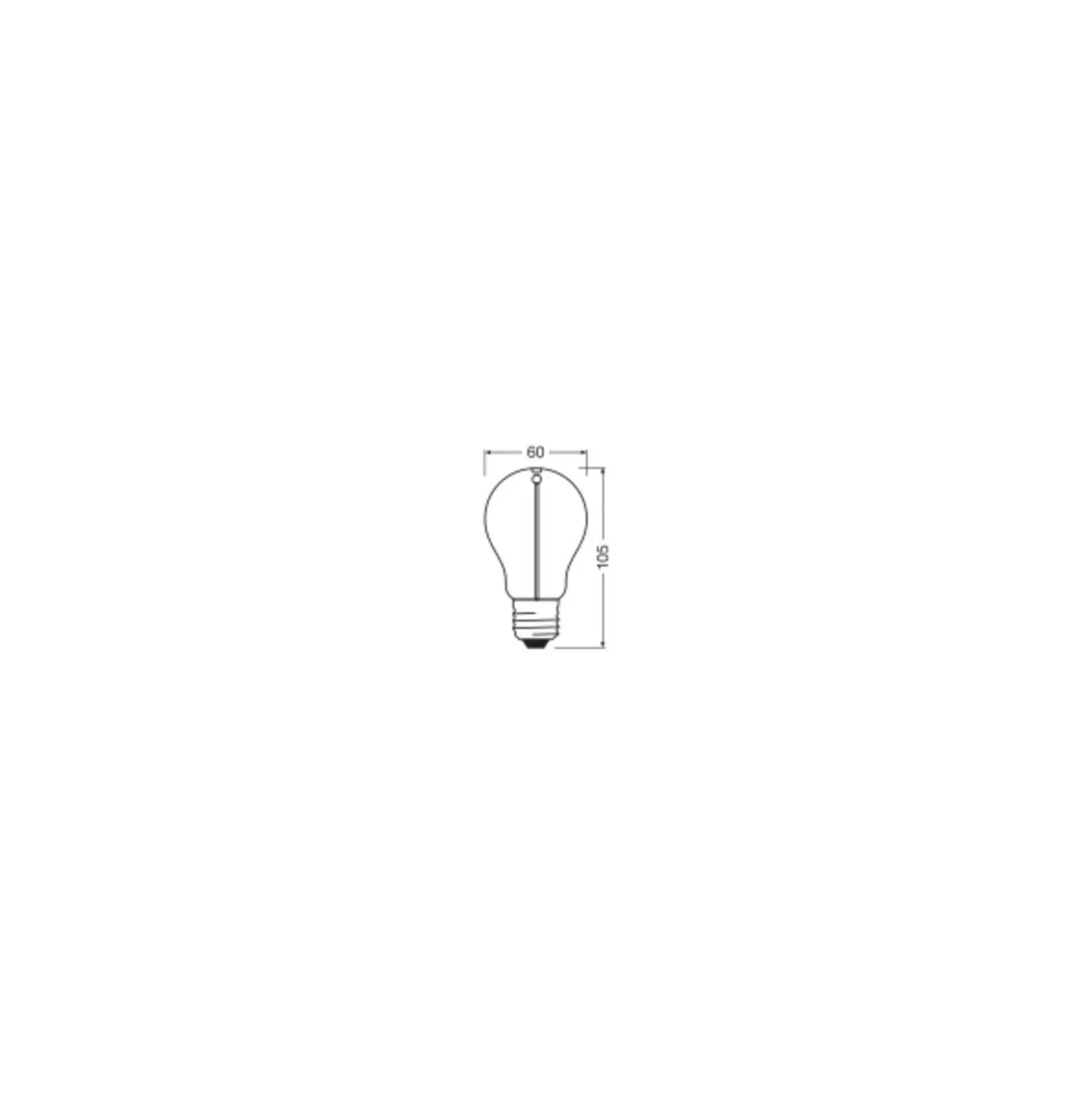 Osram Vintage 1906 LED E27 Special Filament Klar 1.8W 100lm - 827 Extra Varm Vit | Ersättare 15W
