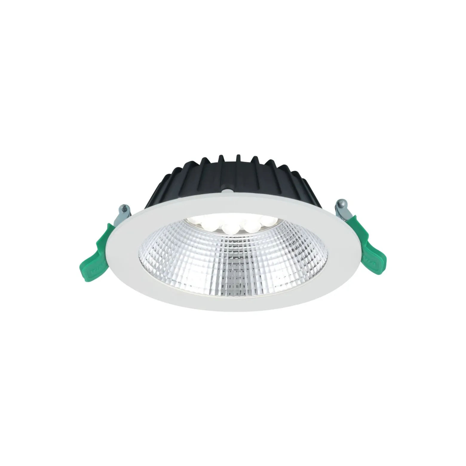 Sylvania LED Downlight Insaver Slim Aluminium Vit 1200lm 70D - 840 Kallvit | Utskärning 150mm - IP44 - UGR <19