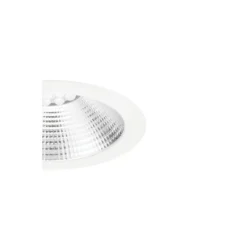 Sylvania LED Downlight Insaver Slim 175 Aluminium Vit 13W 1650lm 70D - 830 Varm Vit | Utskärning 175mm - IP44 - Dimbar