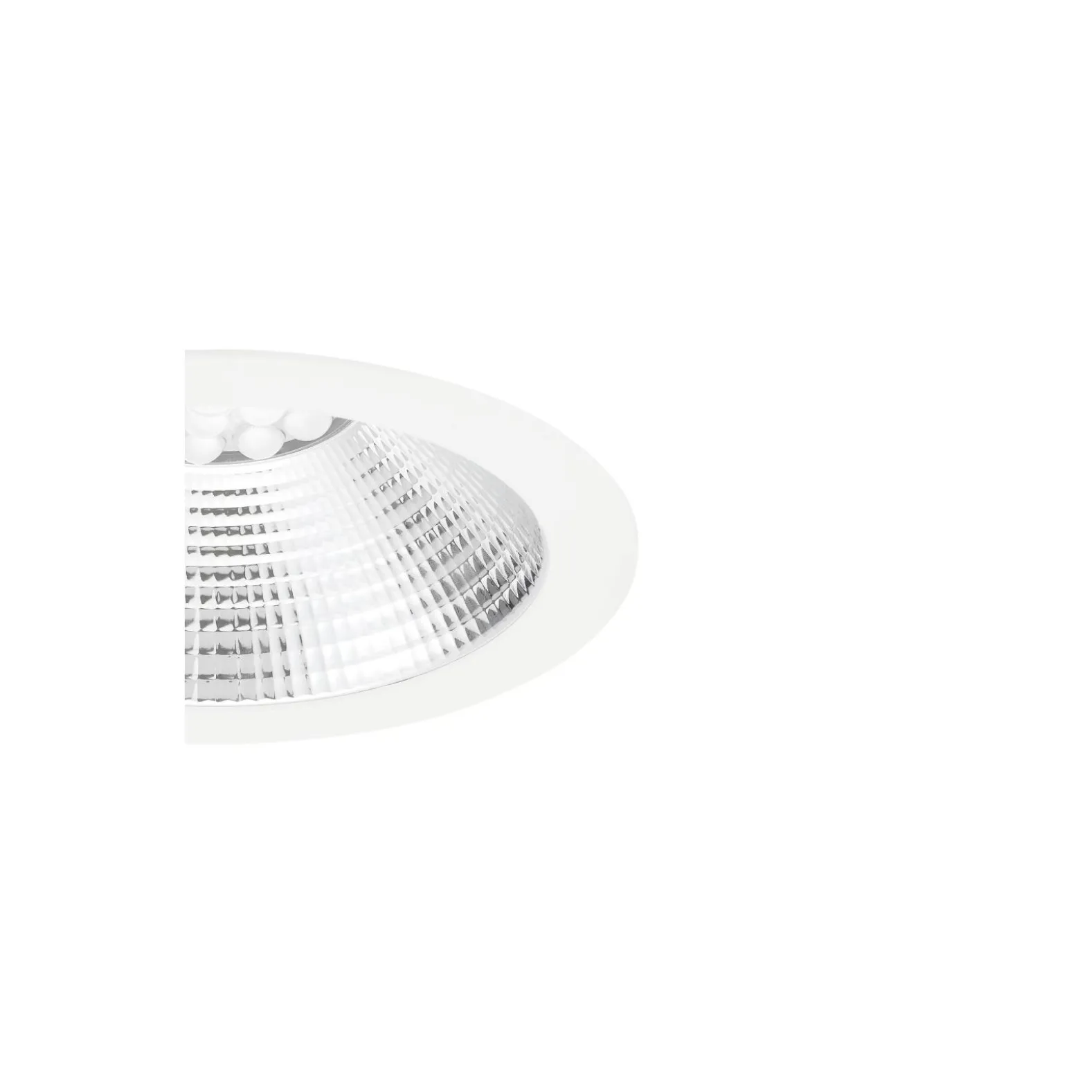 Sylvania LED Downlight Insaver Slim 175 Aluminium Vit 13W 1650lm 70D - 830 Varm Vit | Utskärning 175mm - IP44 - Dimbar