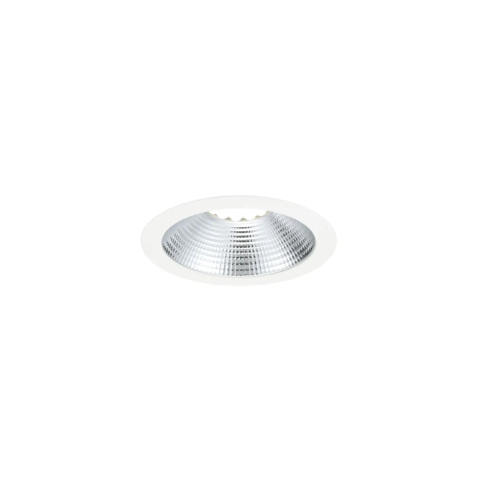 Sylvania LED Downlight Insaver Slim 175 Aluminium Vit 13W 1650lm 70D - 830 Varm Vit | Utskärning 175mm - IP44 - Dimbar