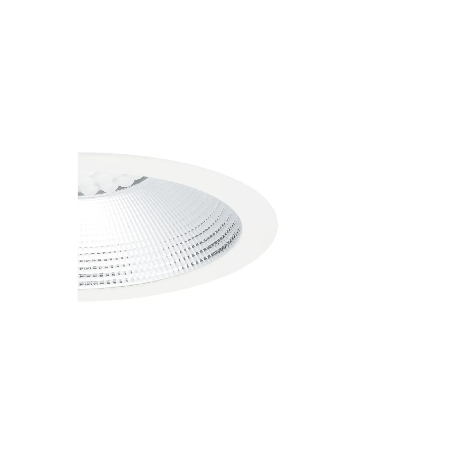 Sylvania LED Downlight Insaver Slim 225 Aluminium Vit 41W 4800lm 70D - 830 Varm Vit | Utskärning 225mm - IP44 - Dimbar