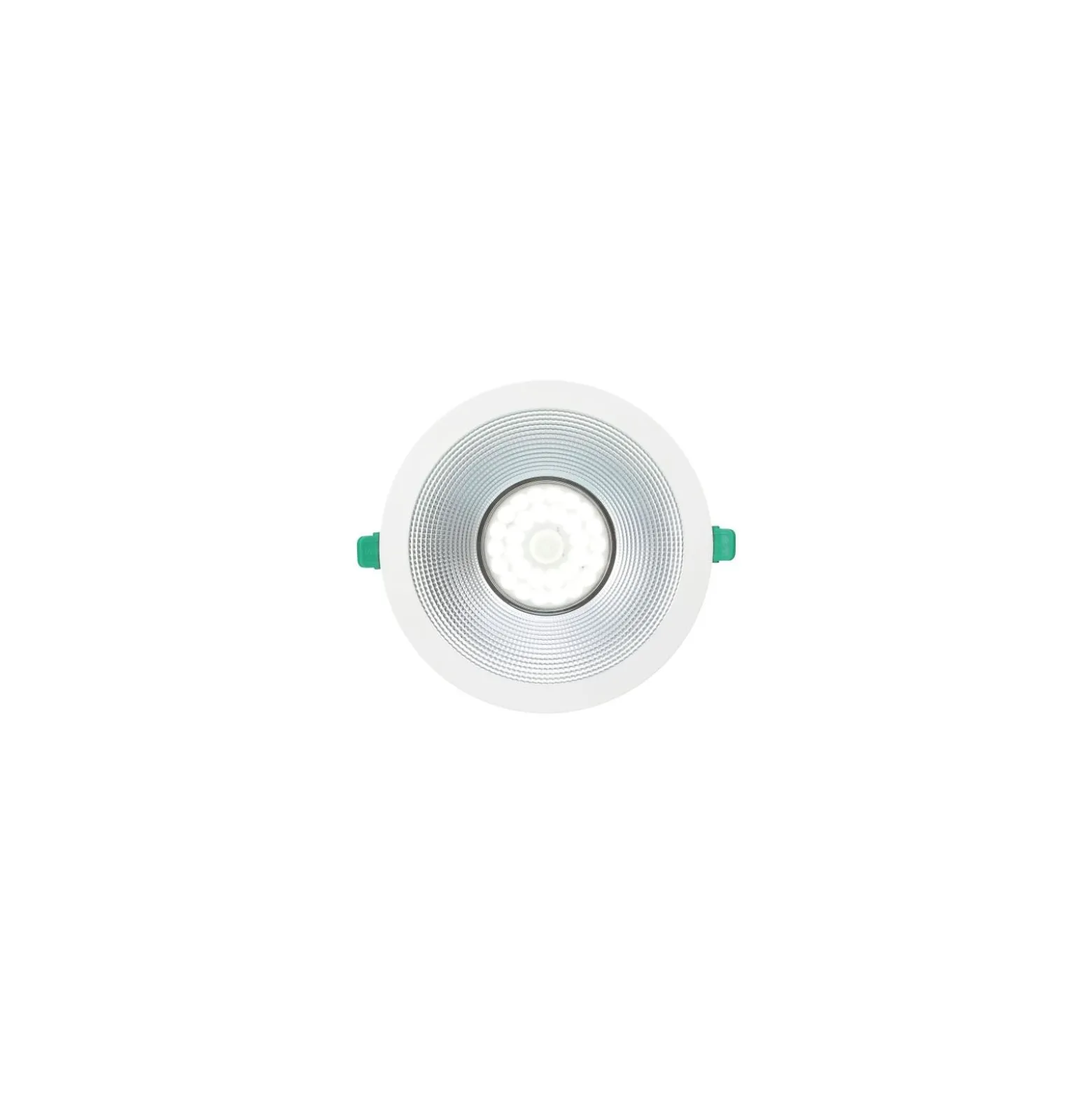 Sylvania LED Downlight Insaver Slim 225 Aluminium Vit 41W 4800lm 70D - 830 Varm Vit | Utskärning 225mm - IP44 - Dimbar