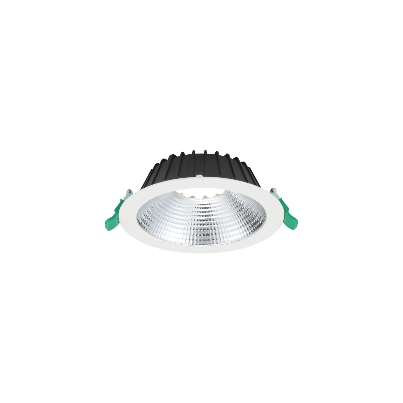 Sylvania LED Downlight Insaver Slim Aluminium Vit 13W 1700lm 70D - 840 Kallvit | Utskärning 175mm - IP44 - UGR <19
